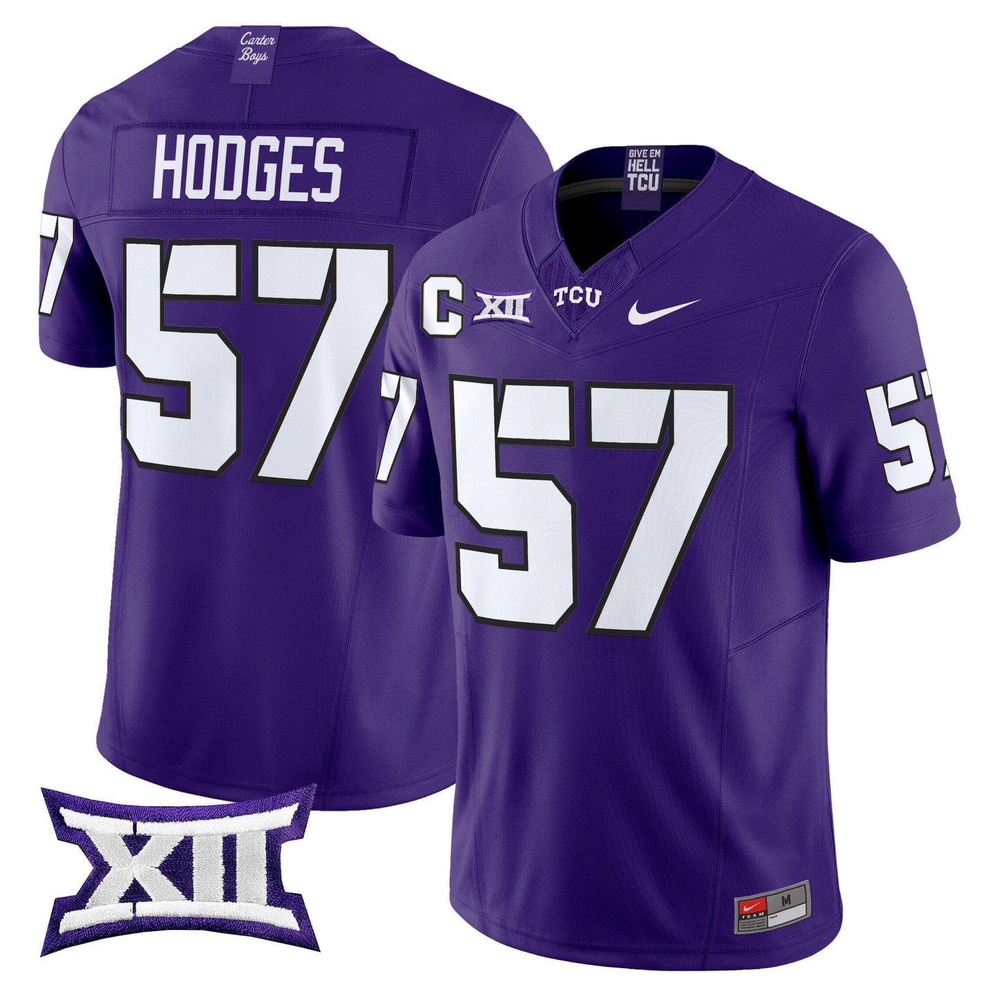 Men's TCU Horned Frogs 2025 Vapor Limited Jersey - All stitched