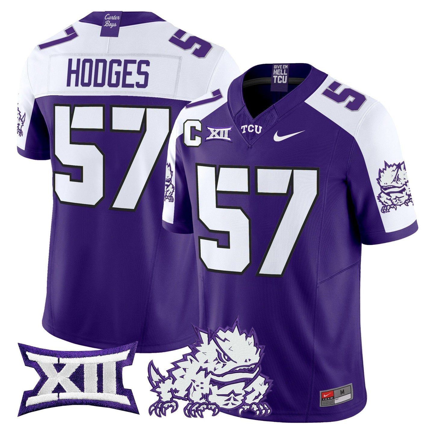 Men's TCU Horned Frogs 2025 Vapor Limited Jersey - All stitched