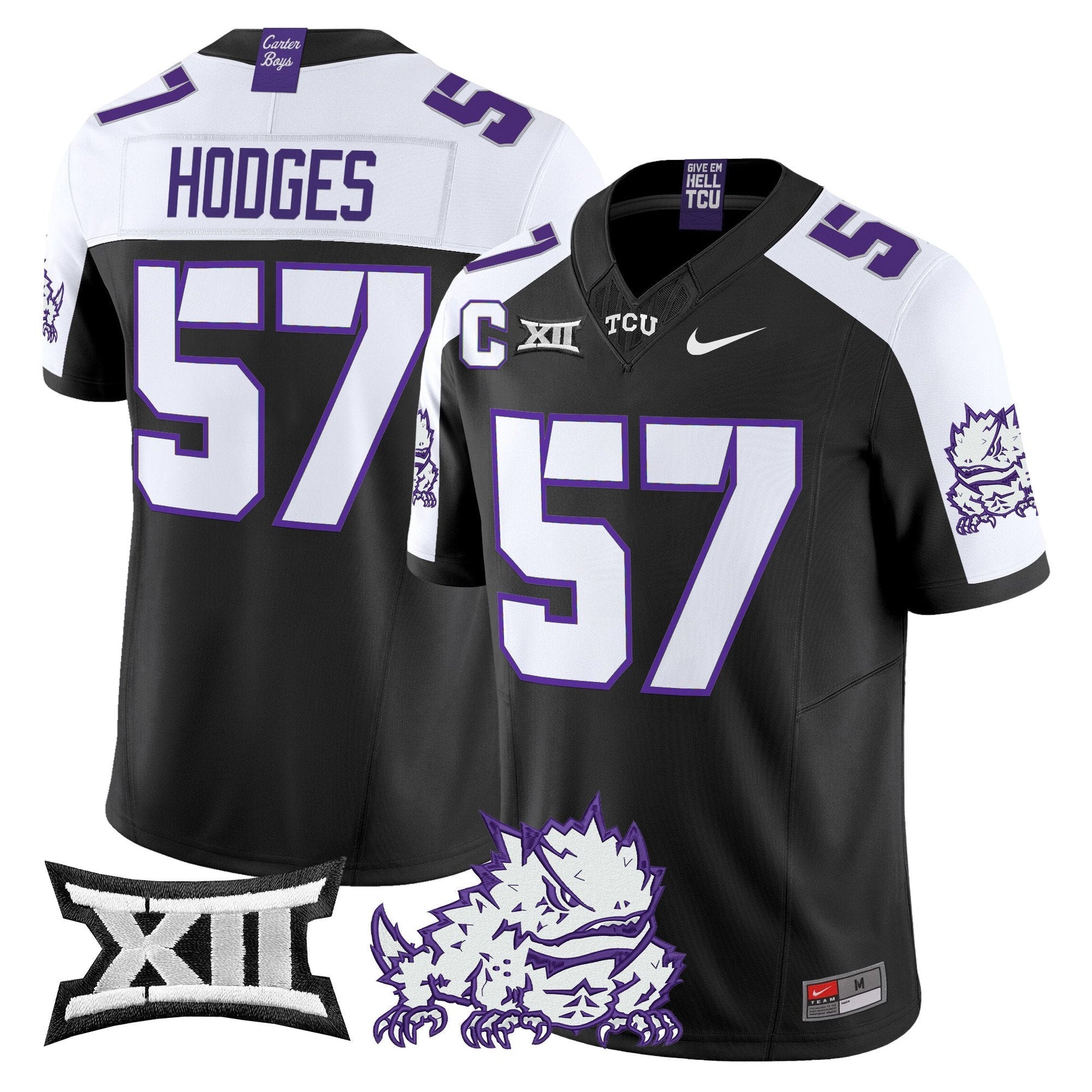 Men's TCU Horned Frogs 2025 Vapor Limited Jersey - All stitched