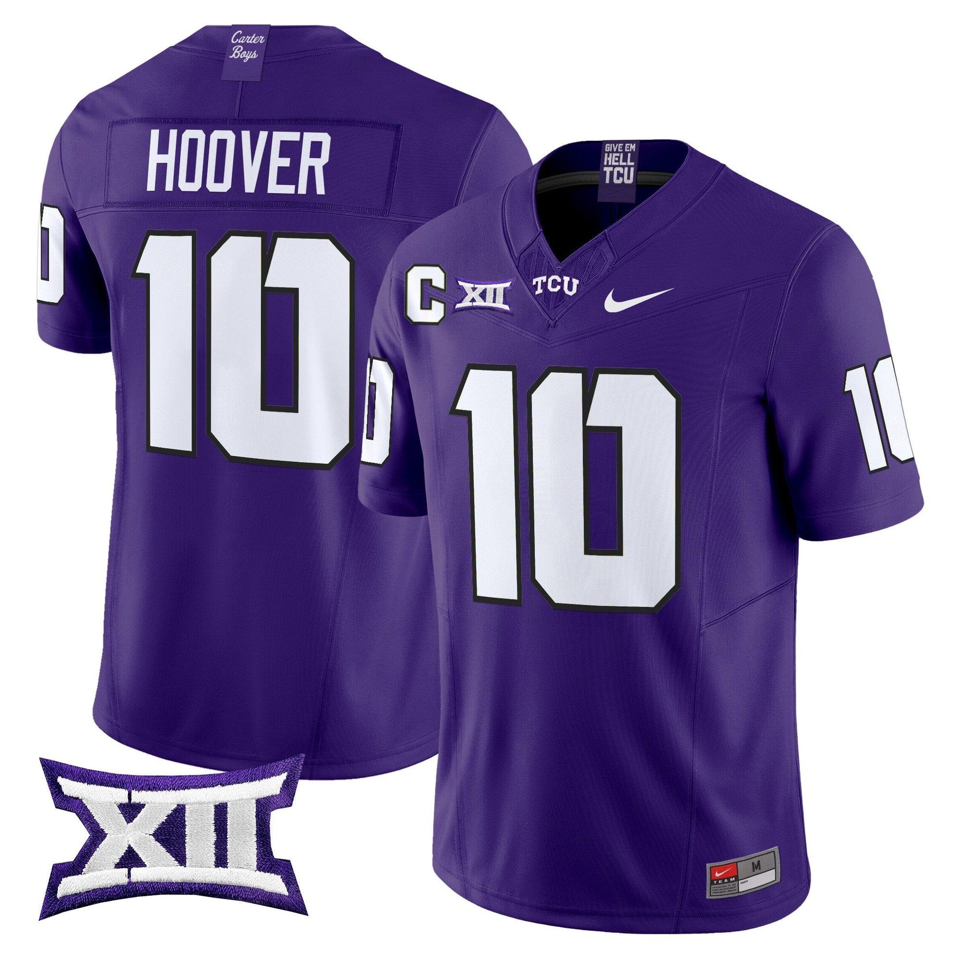 Men's TCU Horned Frogs 2025 Vapor Limited Jersey - All stitched