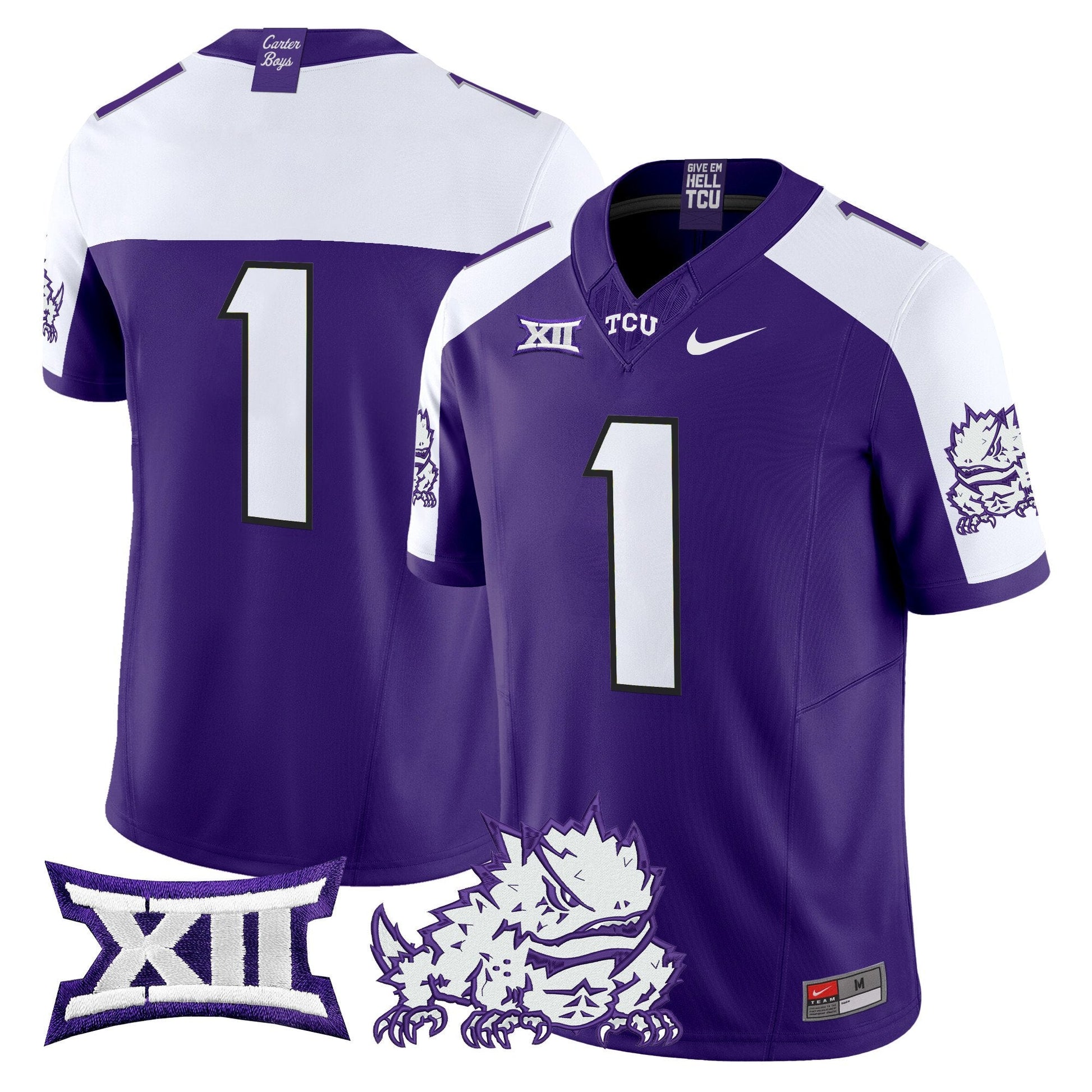 Men's TCU Horned Frogs 2025 Vapor Limited Jersey - All stitched
