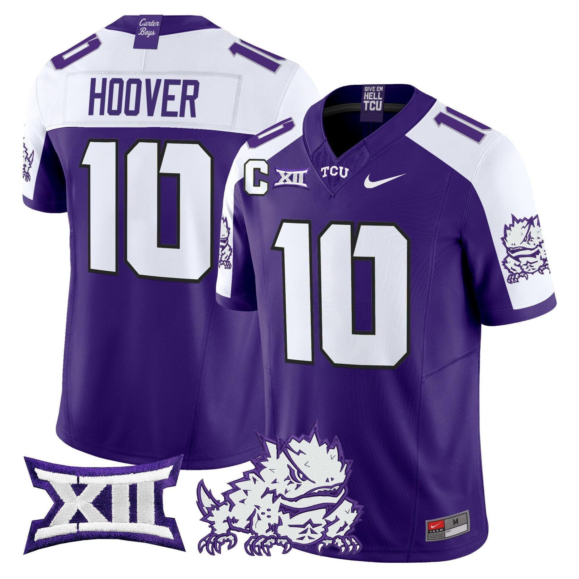 Men's TCU Horned Frogs 2025 Vapor Limited Jersey - All stitched