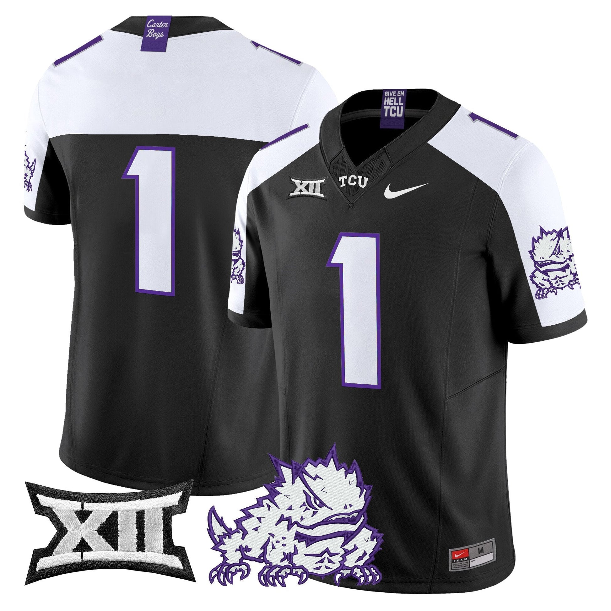 Men's TCU Horned Frogs 2025 Vapor Limited Jersey - All stitched