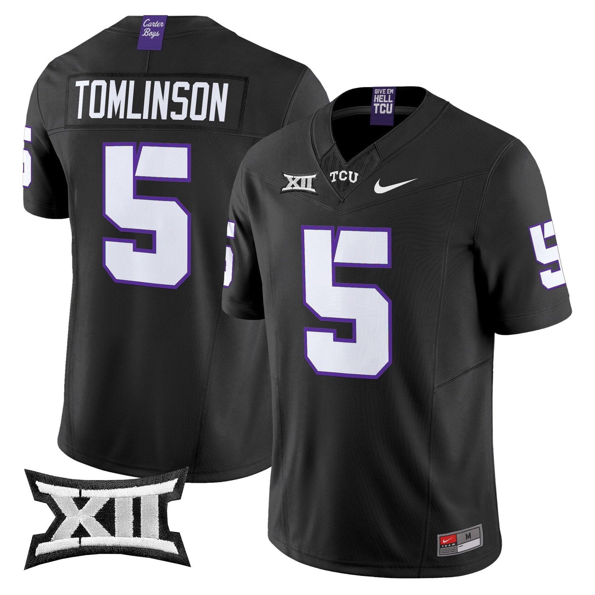 Men's TCU Horned Frogs 2025 Vapor Limited Jersey - All stitched
