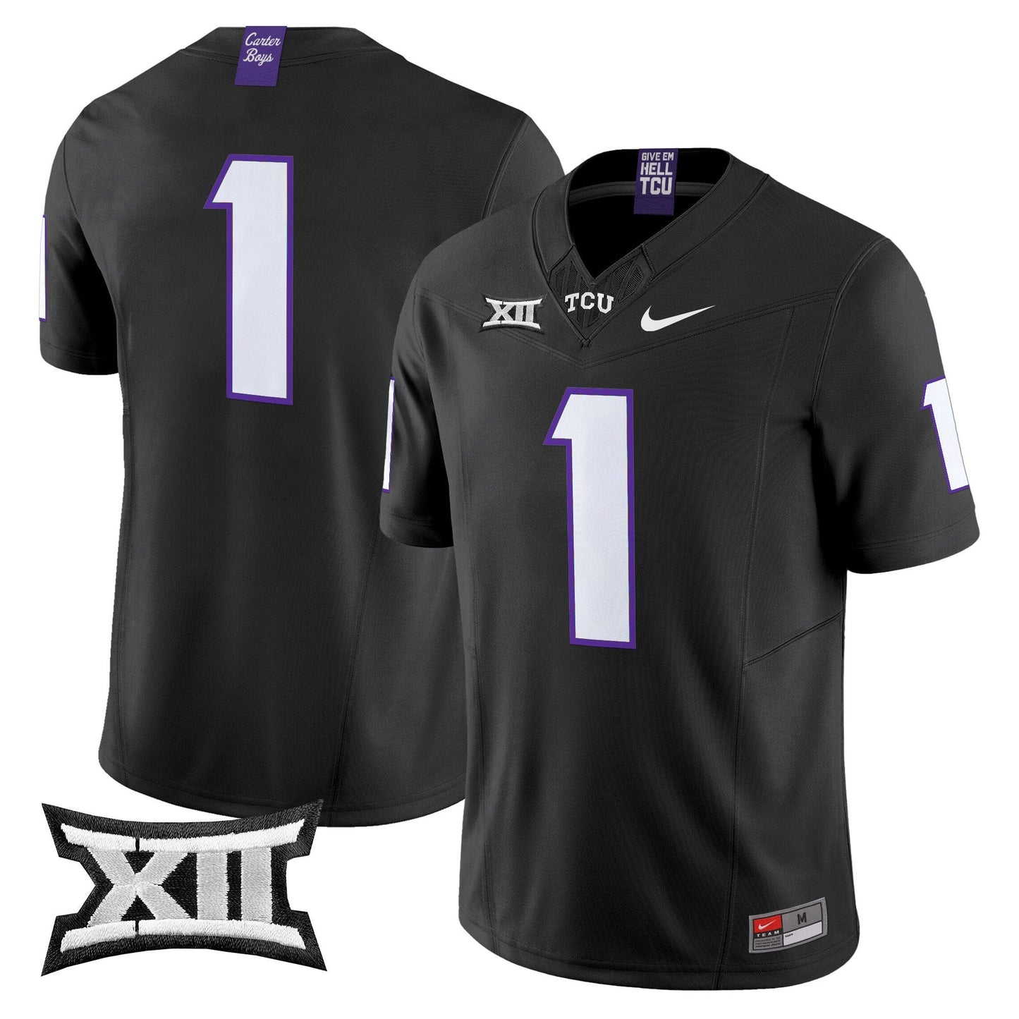 Men's TCU Horned Frogs 2025 Vapor Limited Jersey - All stitched