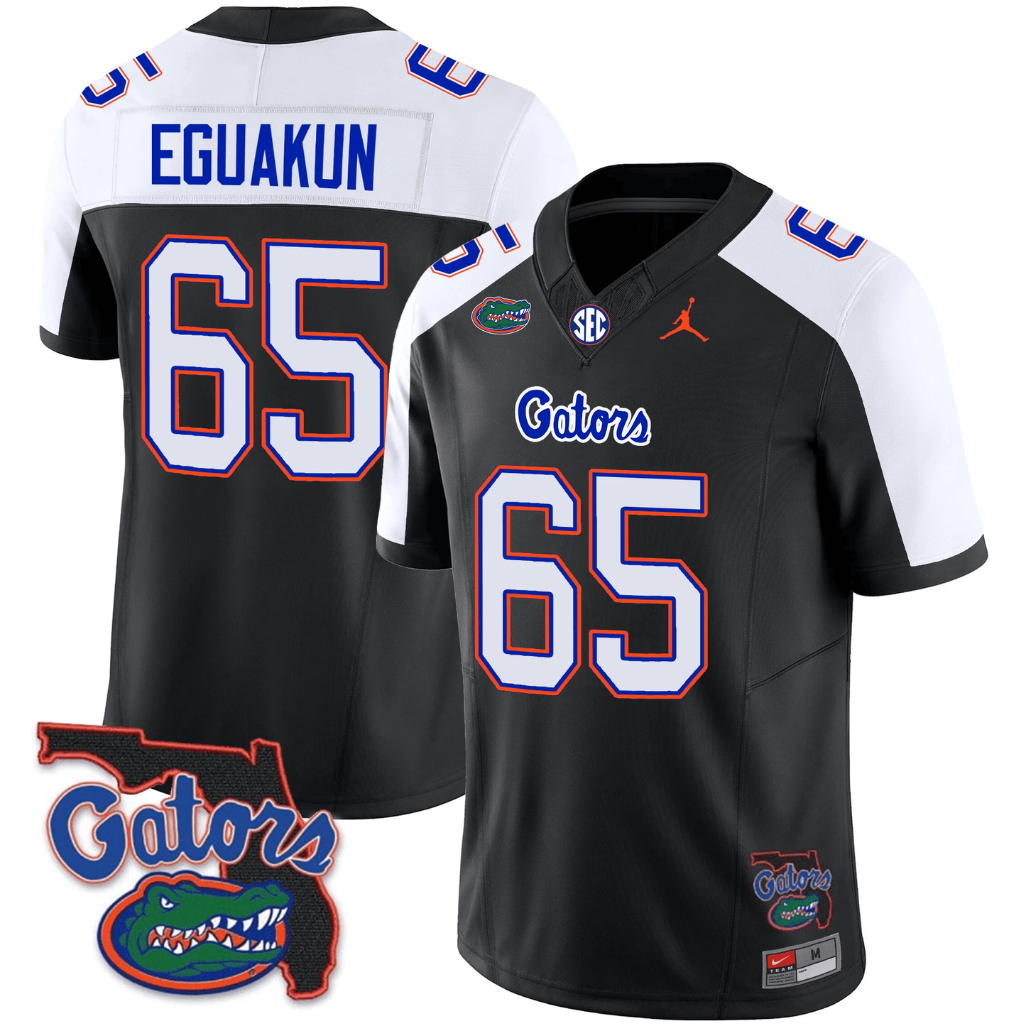 Florida Gators 2023 Vapor Limited Jersey - Florida Map - All Stitched