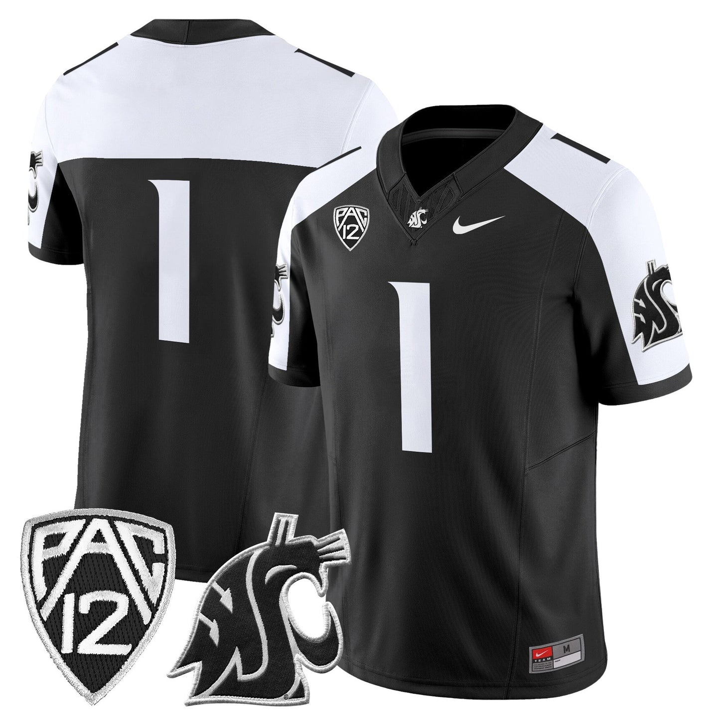 Men's Washington State Cougars 2025 Vapor Limited Jersey - All Stitched