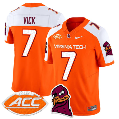 Men's Virginia Tech Hokies 2025 Vapor Limited Jersey - All Stitched