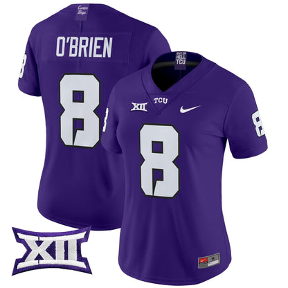 Women's TCU Horned Frogs 2024 Vapor Limited Jersey - All stitched