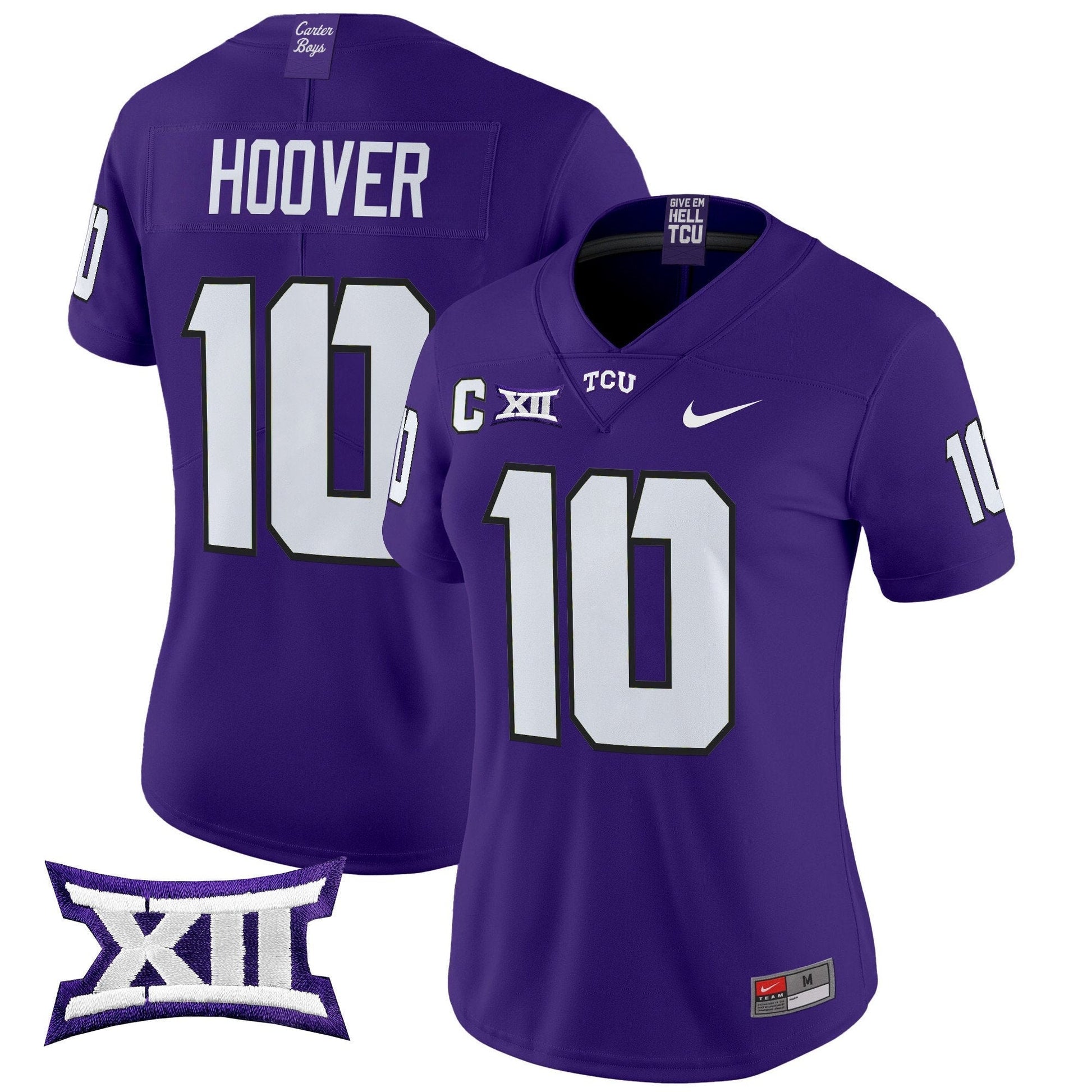 Women's TCU Horned Frogs 2024 Vapor Limited Jersey - All stitched