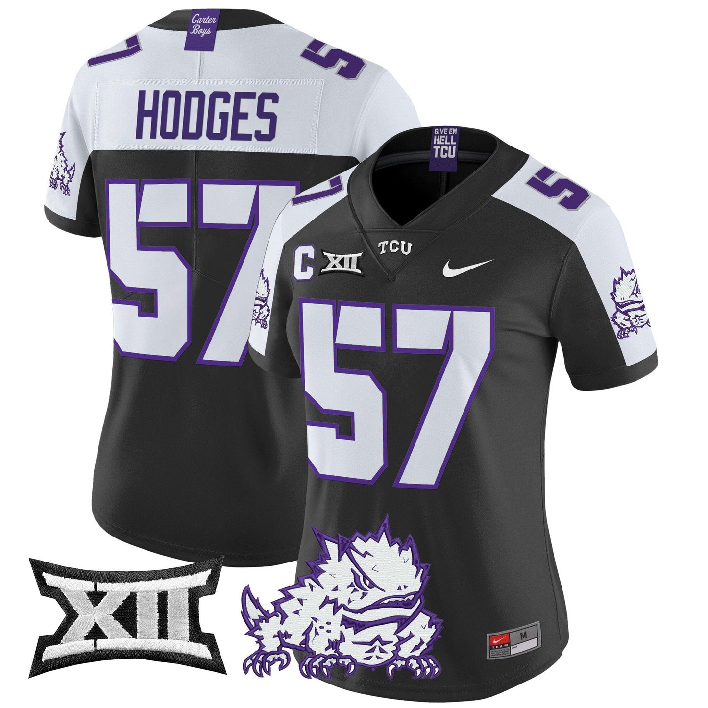 Women's TCU Horned Frogs 2024 Vapor Limited Jersey - All stitched