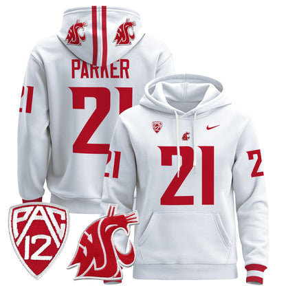 Men's Washington State Cougars 2024 Pullover Hoodie - All Stitched