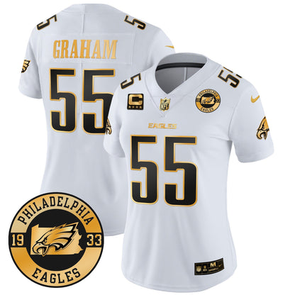 WoEagles 2024 Gold Vapor Limited Jersey - Est. 1933 Patch - All Stitched