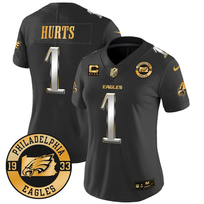 WoEagles 2024 Gold Vapor Limited Jersey - Est. 1933 Patch - All Stitched