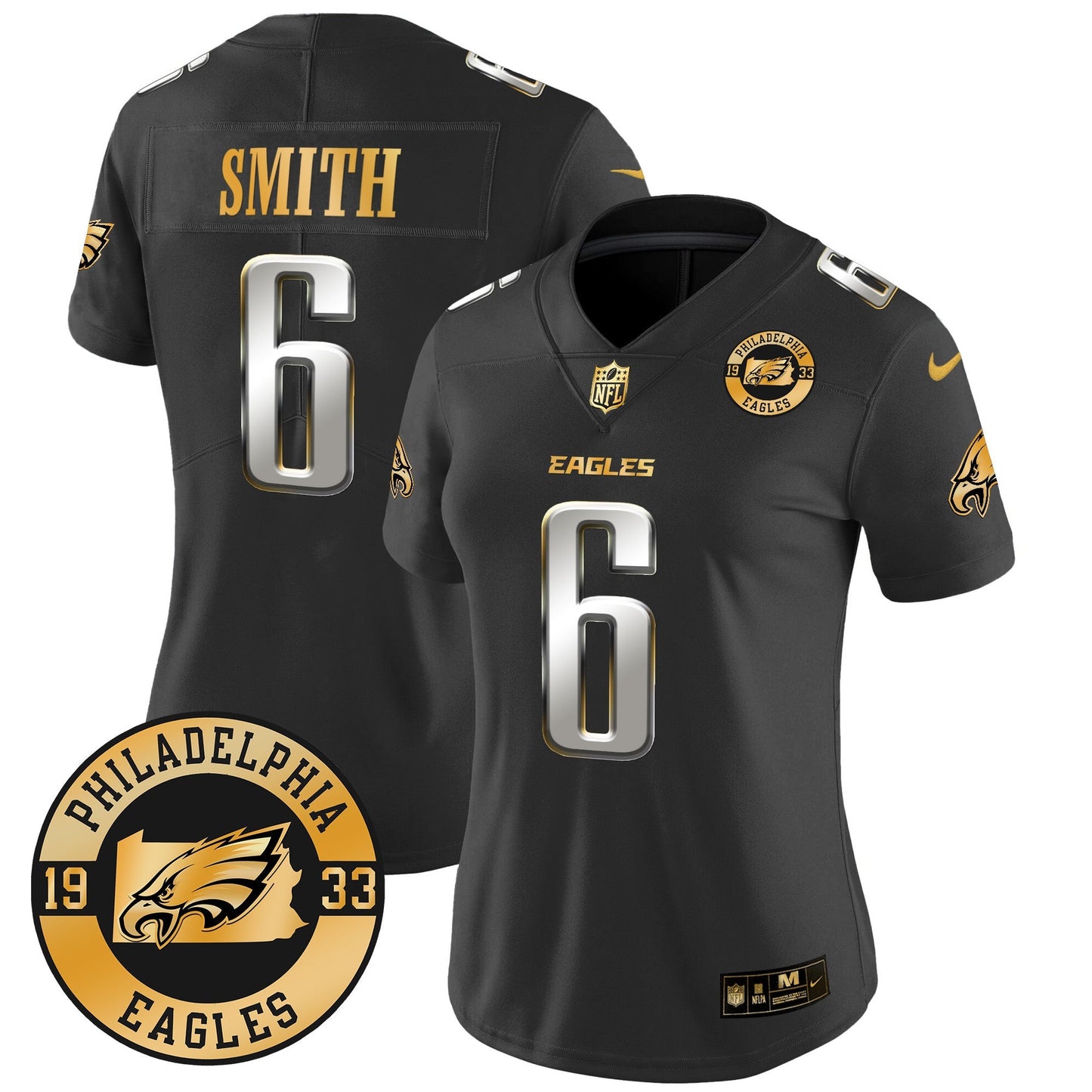 WoEagles 2024 Gold Vapor Limited Jersey - Est. 1933 Patch - All Stitched