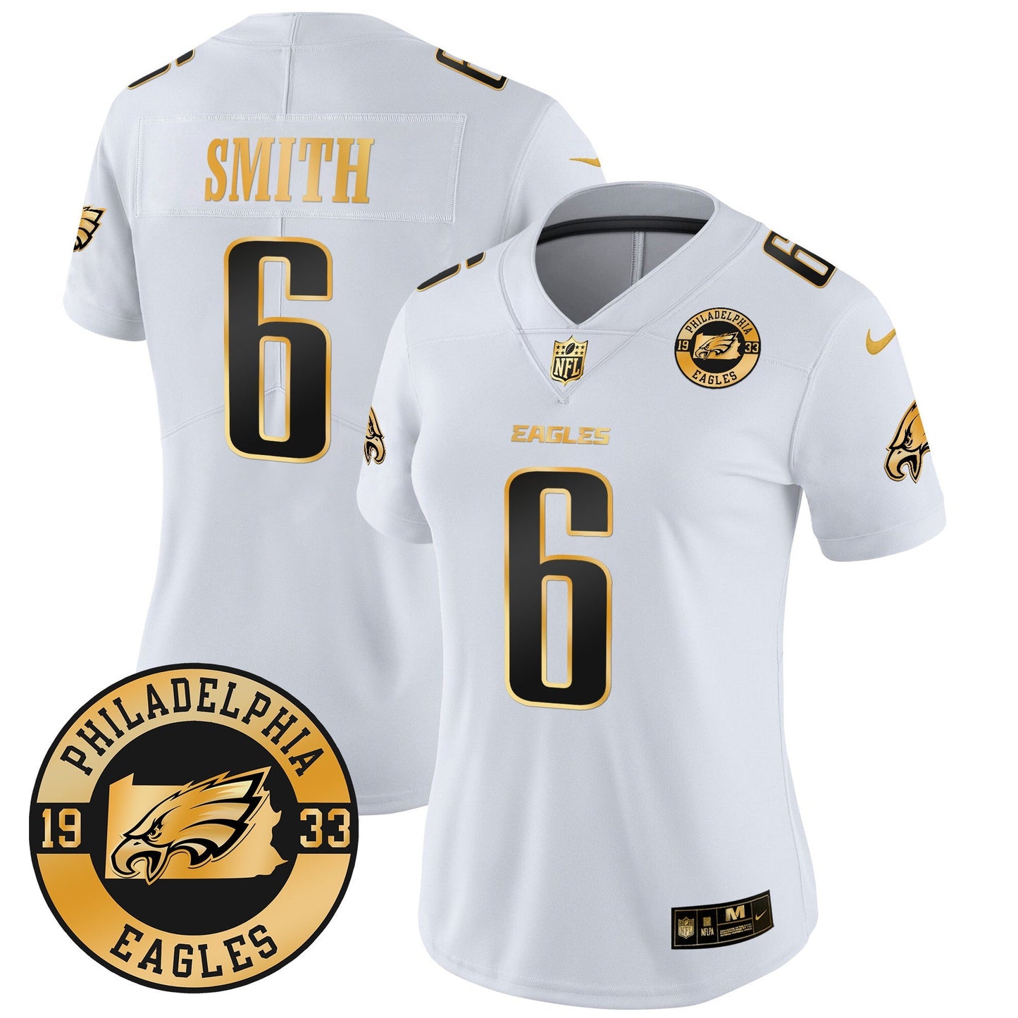 WoEagles 2024 Gold Vapor Limited Jersey - Est. 1933 Patch - All Stitched