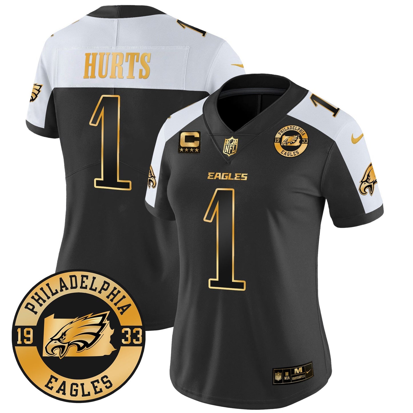 WoEagles 2024 Gold Vapor Limited Jersey - Est. 1933 Patch - All Stitched