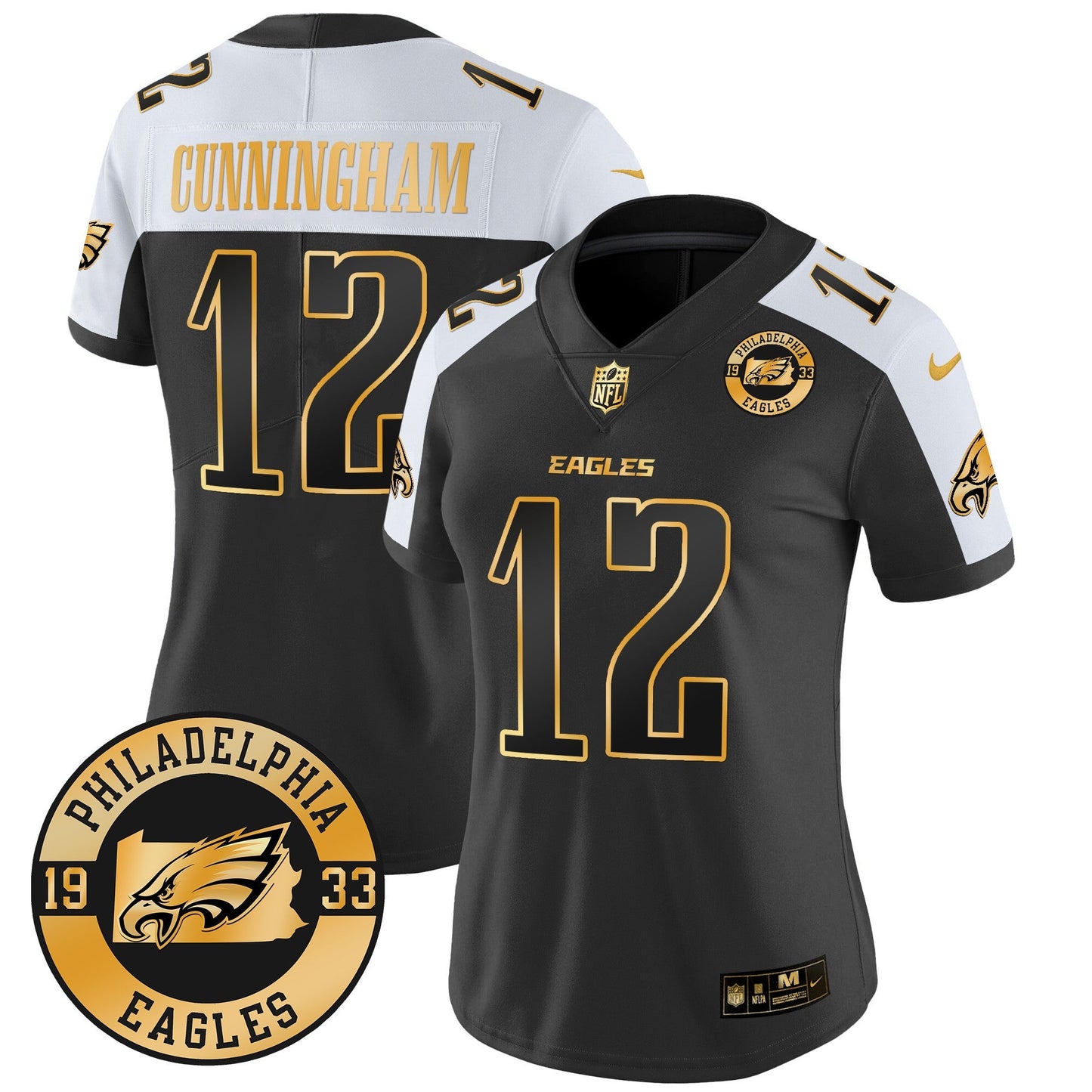 WoEagles 2024 Gold Vapor Limited Jersey - Est. 1933 Patch - All Stitched