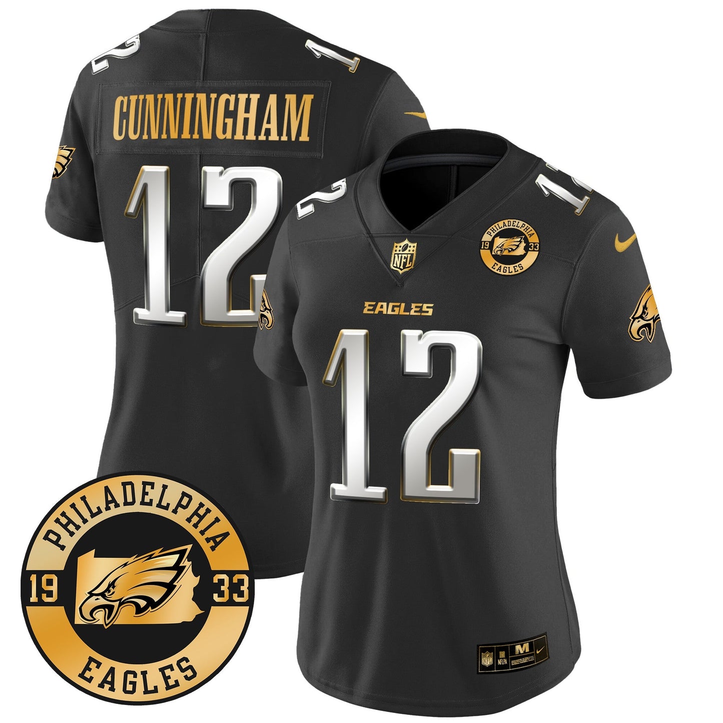 WoEagles 2024 Gold Vapor Limited Jersey - Est. 1933 Patch - All Stitched