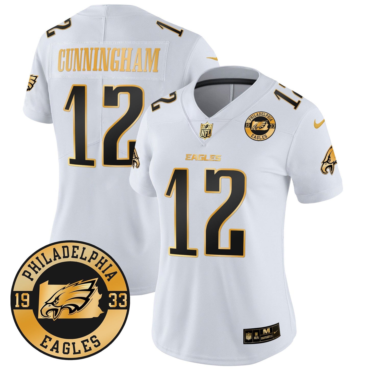 WoEagles 2024 Gold Vapor Limited Jersey - Est. 1933 Patch - All Stitched