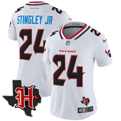 Women's HOU 2024 Texas Patch Vapor Limited Jersey V5 - All Stitched