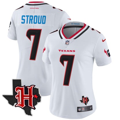 Women's HOU 2024 Texas Patch Vapor Limited Jersey V5 - All Stitched