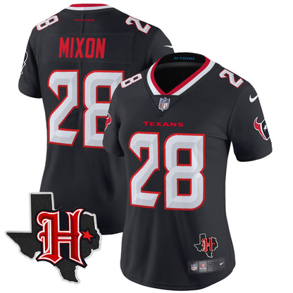 Women's HOU 2024 Texas Patch Vapor Limited Jersey V5 - All Stitched