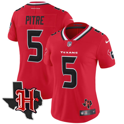 Women's HOU 2024 Texas Patch Vapor Limited Jersey V5 - All Stitched