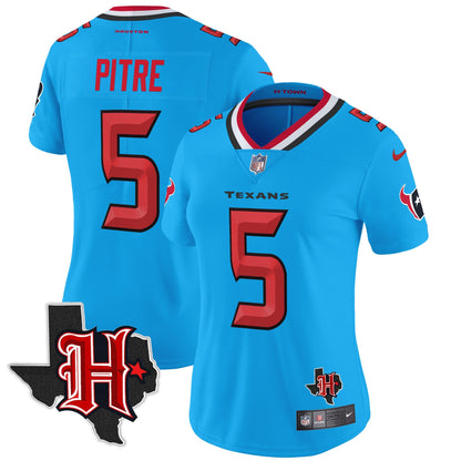 Women's HOU 2024 Texas Patch Vapor Limited Jersey V5 - All Stitched