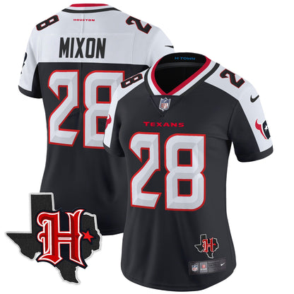 Women's HOU 2024 Texas Patch Vapor Limited Jersey V5 - All Stitched