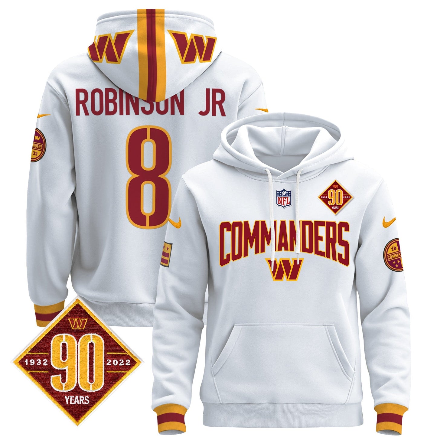 WAS 2024 Pullover Hoodie V2- All Stitched