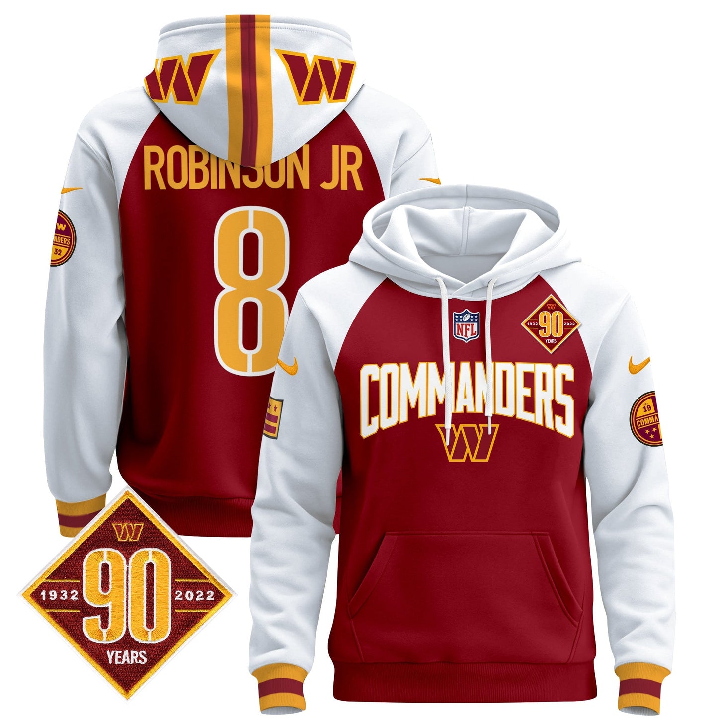 WAS 2024 Pullover Hoodie V2- All Stitched