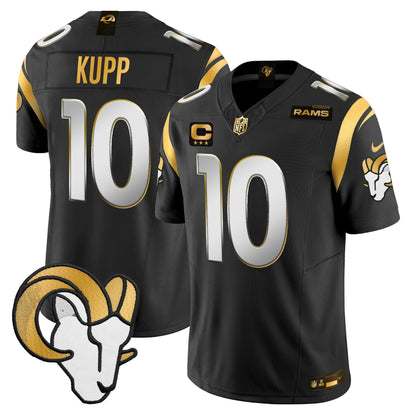 Los Angeles Rams 2024 Gold Vapor Limited Jersey - All Stitched