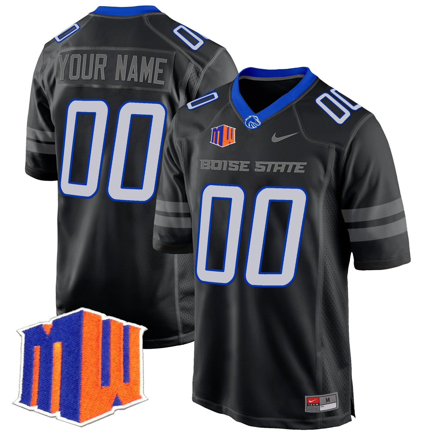 Boise State Broncos 2024 Game Custom Jersey - All Stitched