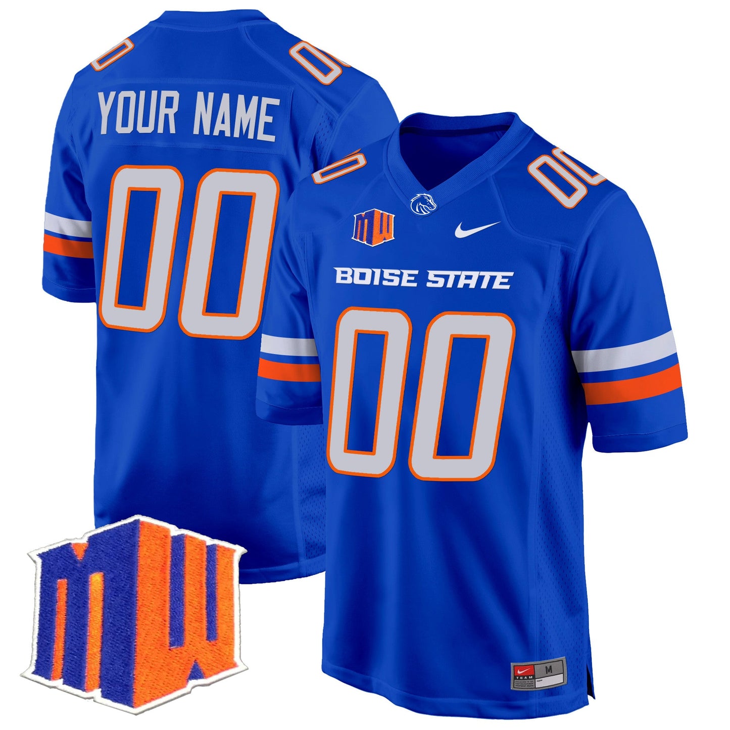Boise State Broncos 2024 Game Custom Jersey - All Stitched