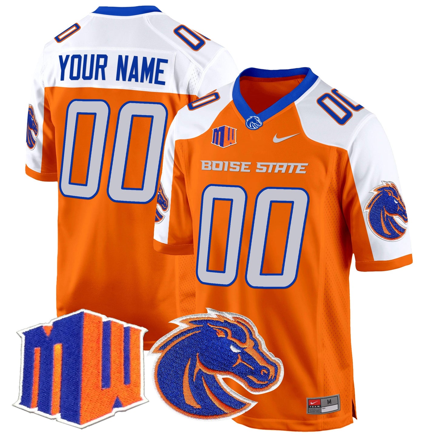 Boise State Broncos 2024 Game Custom Jersey - All Stitched