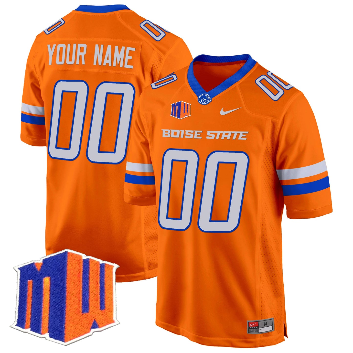 Boise State Broncos 2024 Game Custom Jersey - All Stitched