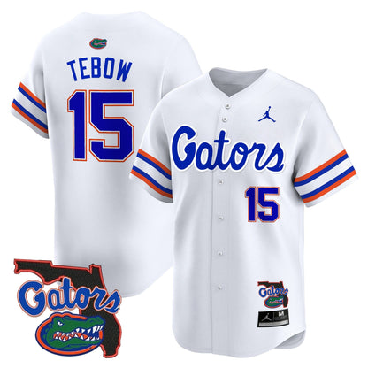 Florida Gators 2024 Florida Patch Vapor Baseball Jersey - All Stitched