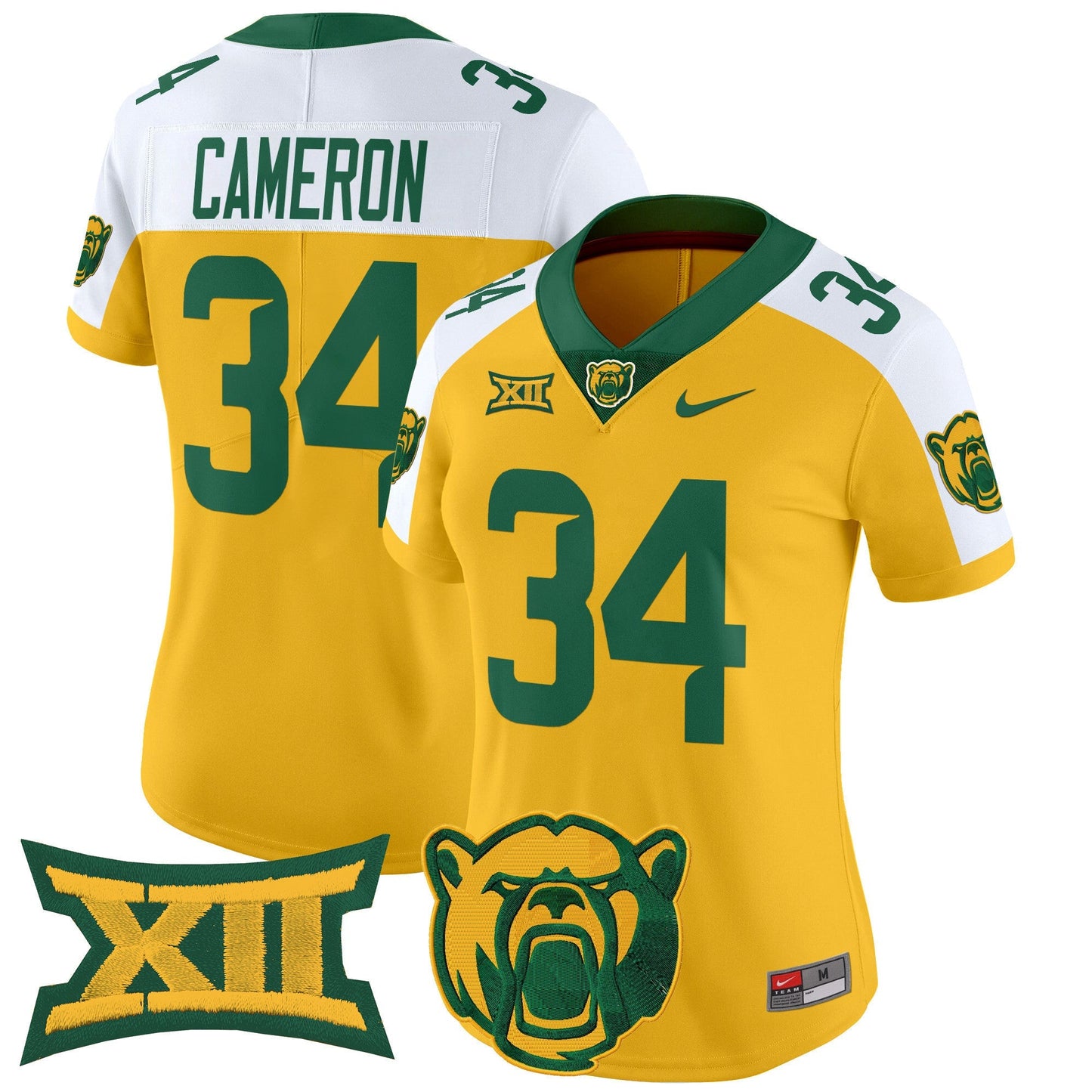 Women Baylor Bears 2024 Vapor Limited Jersey - All Stitched