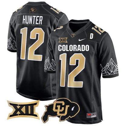 CU Big 12 XII Patch Game Jersey - All Stitched