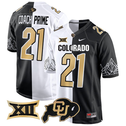 CU Big 12 XII Patch Game Jersey - All Stitched
