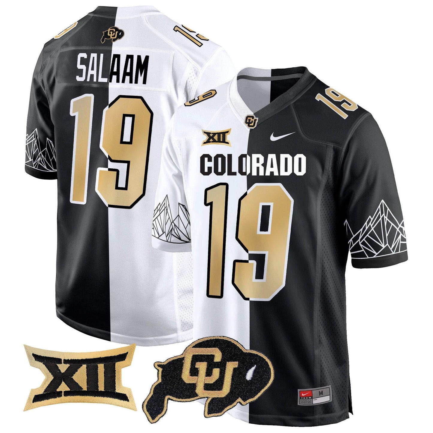 CU Big 12 XII Patch Game Jersey - All Stitched