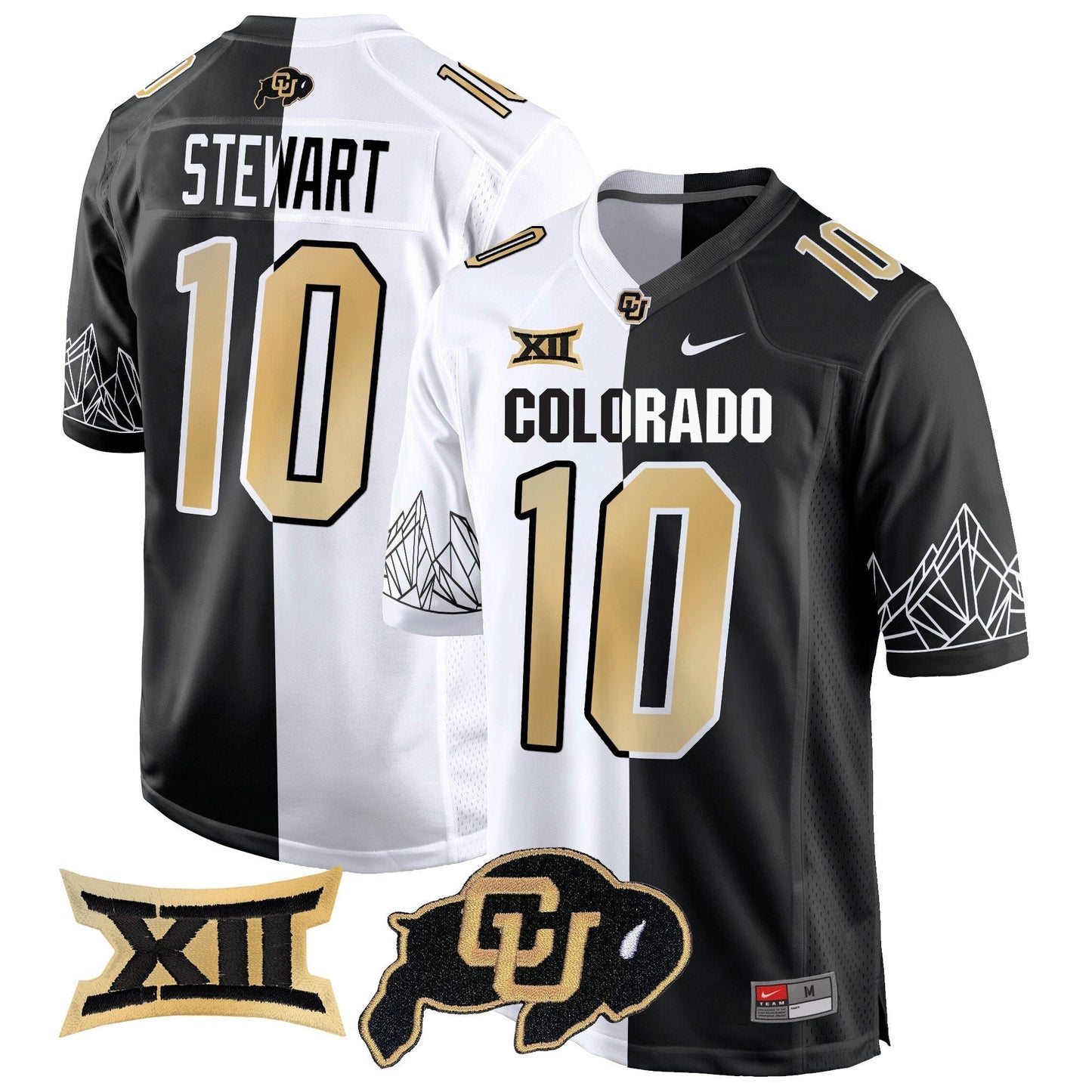 CU Big 12 XII Patch Game Jersey - All Stitched