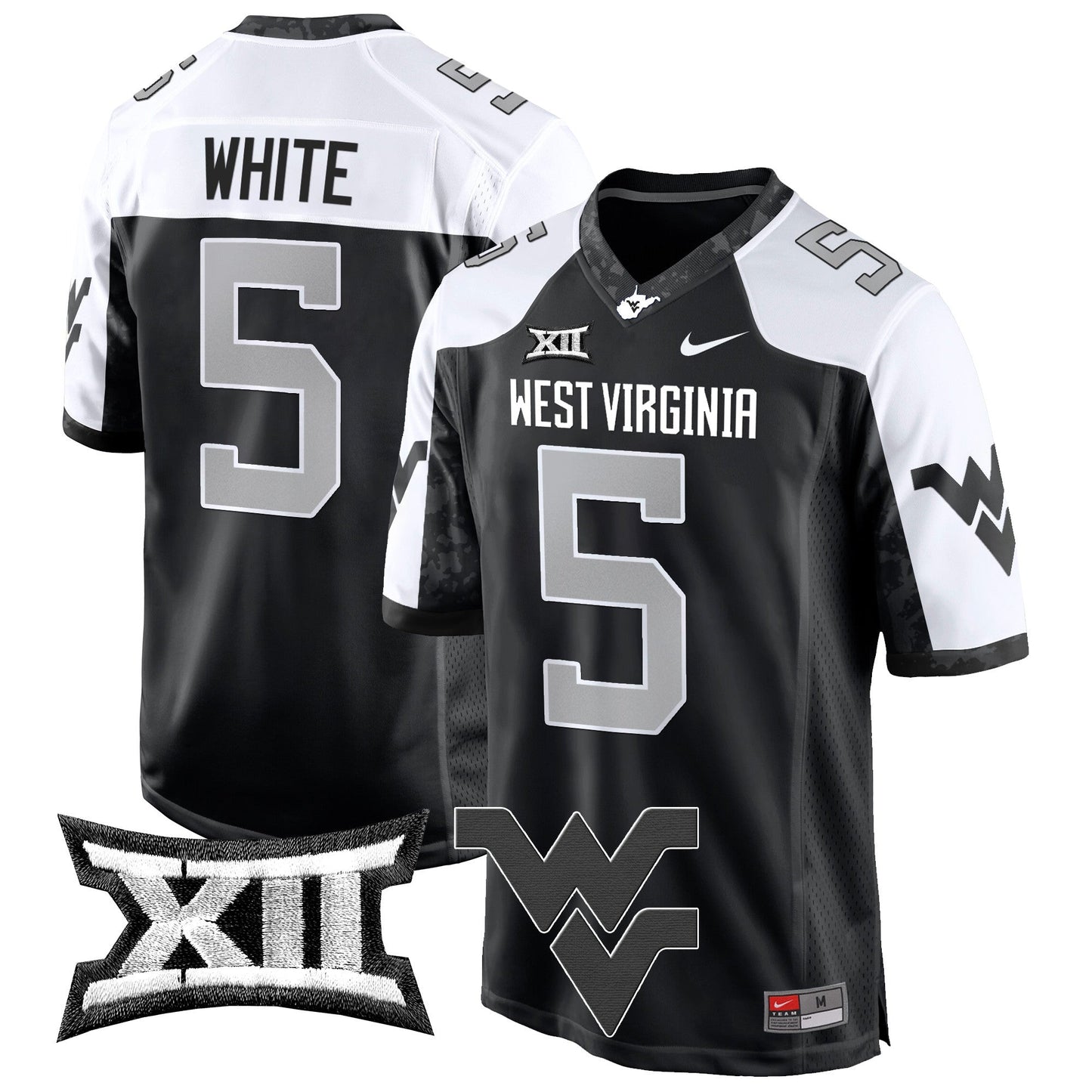 West Virginia Mountaineers 2024 Game Jersey - All Stitched