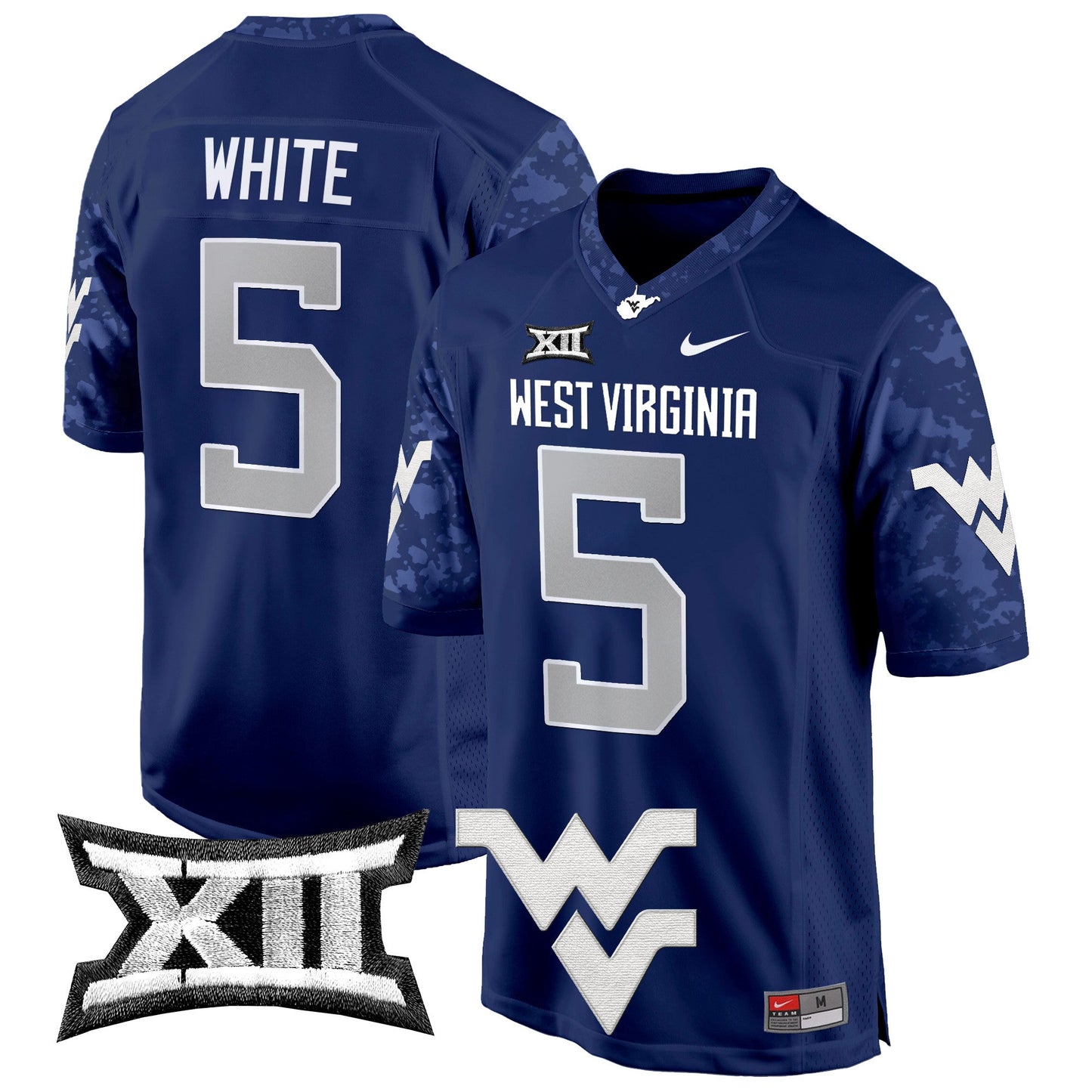 West Virginia Mountaineers 2024 Game Jersey - All Stitched