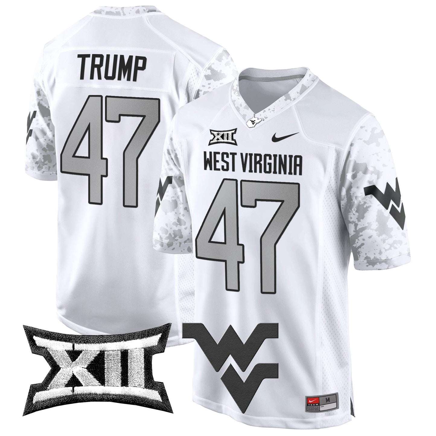 West Virginia Mountaineers 2024 Game Jersey - All Stitched