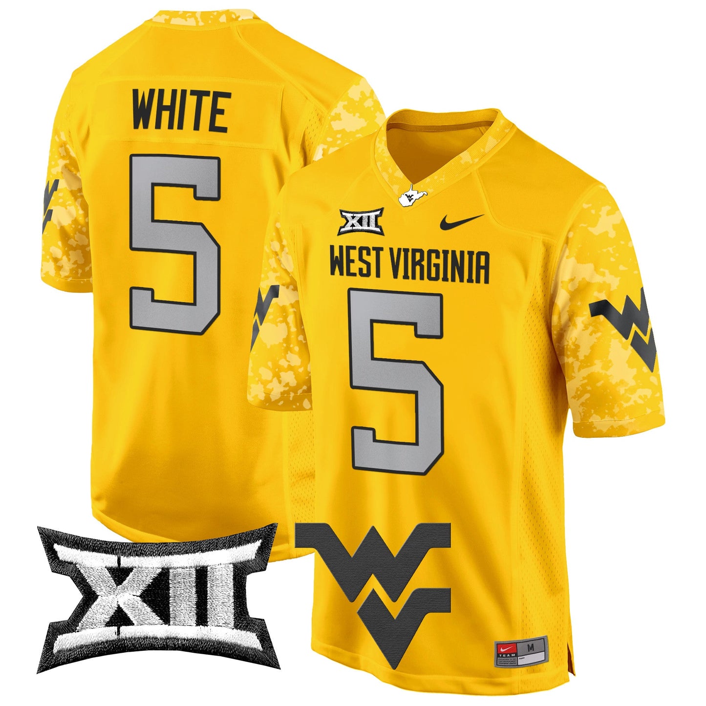 West Virginia Mountaineers 2024 Game Jersey - All Stitched