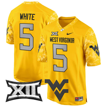 West Virginia Mountaineers 2024 Game Jersey - All Stitched