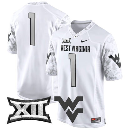 West Virginia Mountaineers 2024 Game Jersey - All Stitched