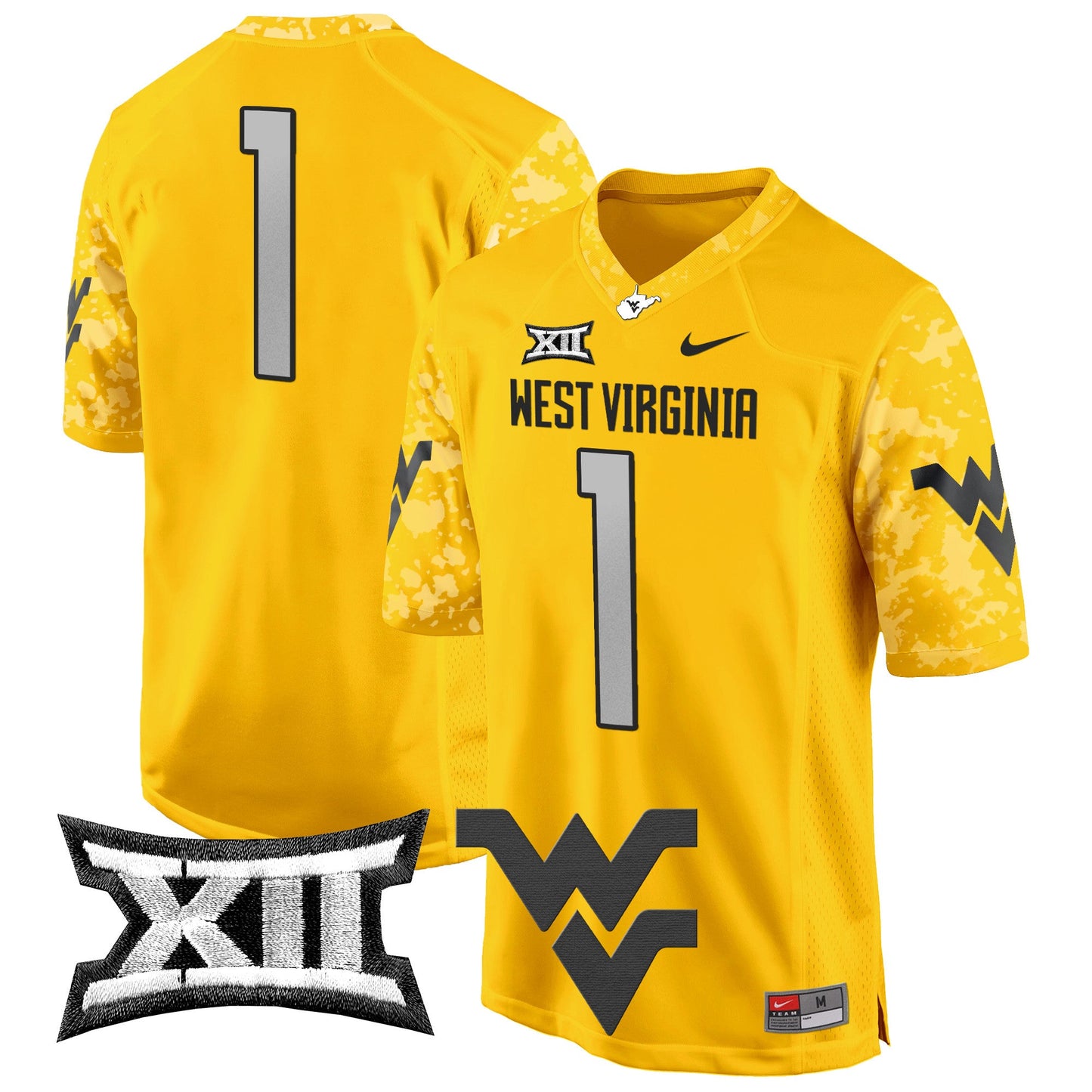 West Virginia Mountaineers 2024 Game Jersey - All Stitched